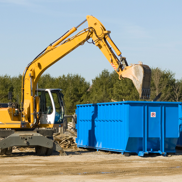 what happens if the residential dumpster is damaged or stolen during rental in Clinch County